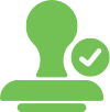 Green profile icon checkmark indicating verified user account